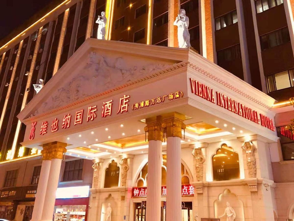 Vienna International Hotel Shanghai Pudong Xiupu Road Bagian luar foto